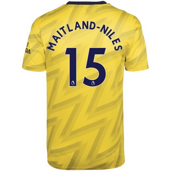 Camiseta Arsenal NO.15 Maitland Niles 2ª 2019/20 Amarillo